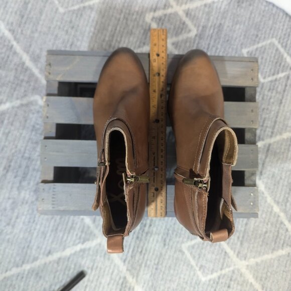 Sam Edelman 'Pacific' Wraparound Strap Bootie (Nordstrom Exclusive) Whiskey 9M - Picture 5 of 11